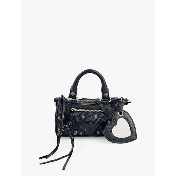 Womens Balenciaga Le Cagole Duffle Nano leather cross-body bag