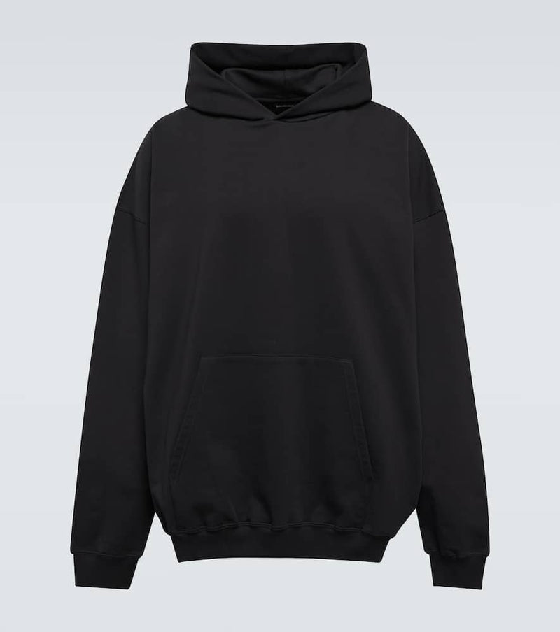 Balenciaga Logo cotton hoodie