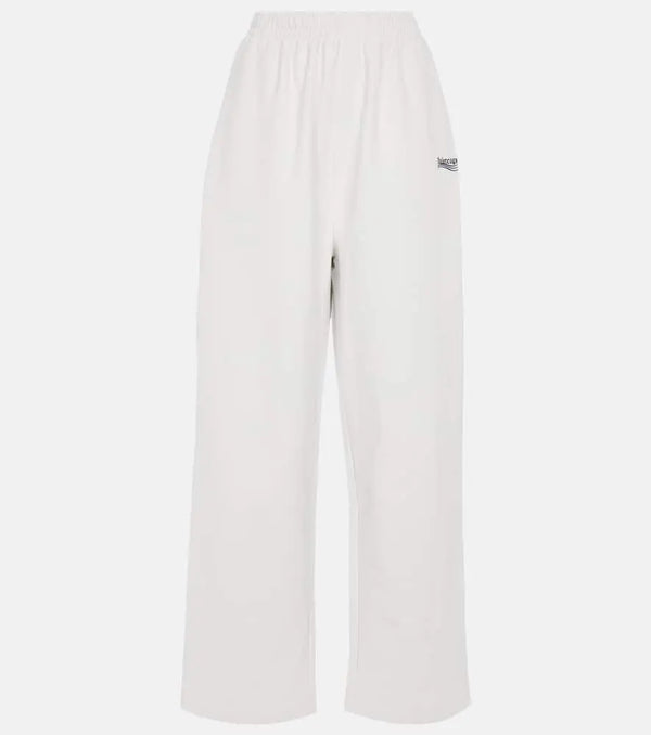 Balenciaga Logo cotton jersey sweatpants | LYBSTORE