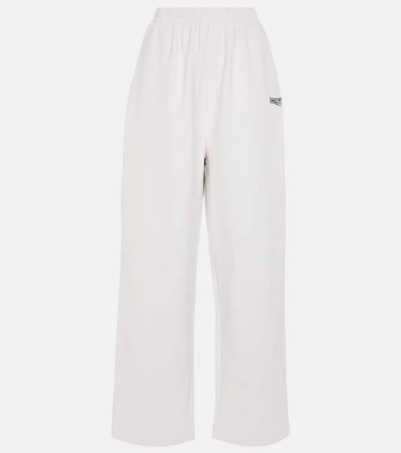 Balenciaga Logo cotton jersey sweatpants | LYBSTORE