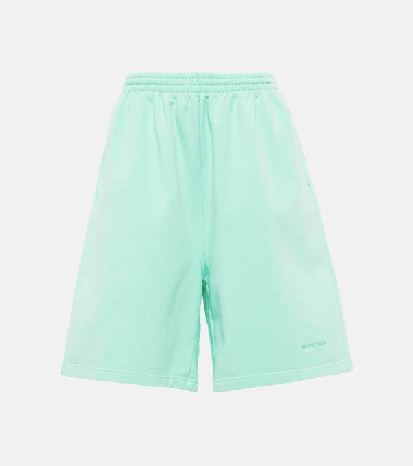 Balenciaga Logo cotton shorts