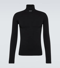 Balenciaga Logo turtleneck sweater