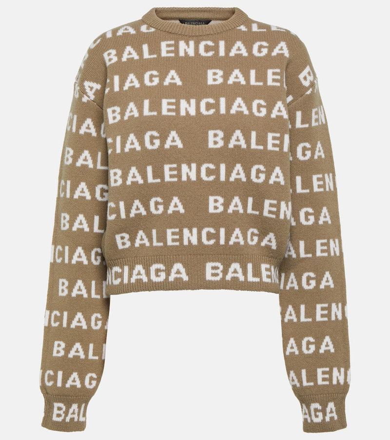 Balenciaga Logo wool sweater