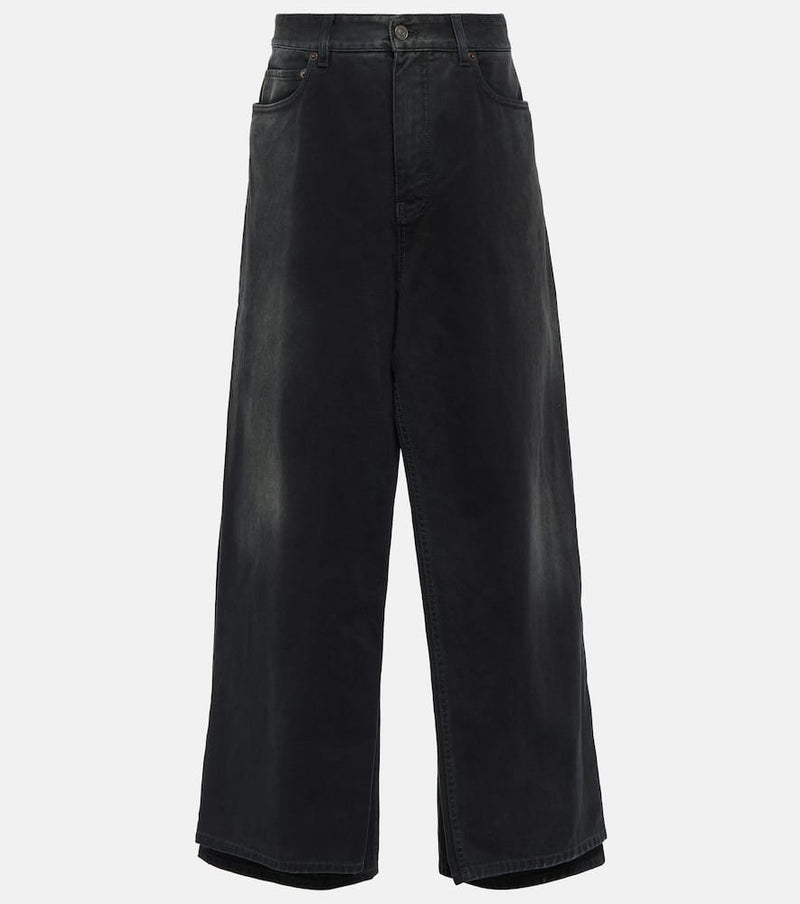 Balenciaga Mid-rise wed-leg jeans