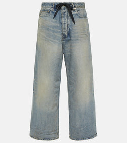 Balenciaga Mid-rise wide-leg jeans