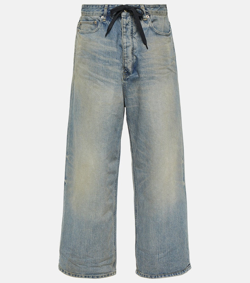 Balenciaga Mid-rise wide-leg jeans