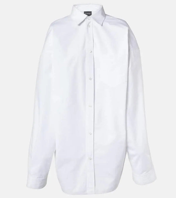 Balenciaga Oversized cotton poplin shirt | LYBSTORE