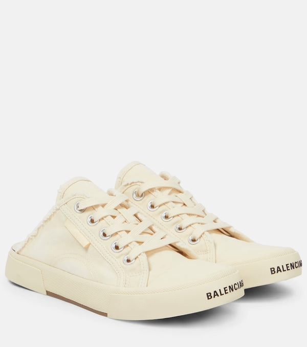 Balenciaga Paris distressed open-back sneakers