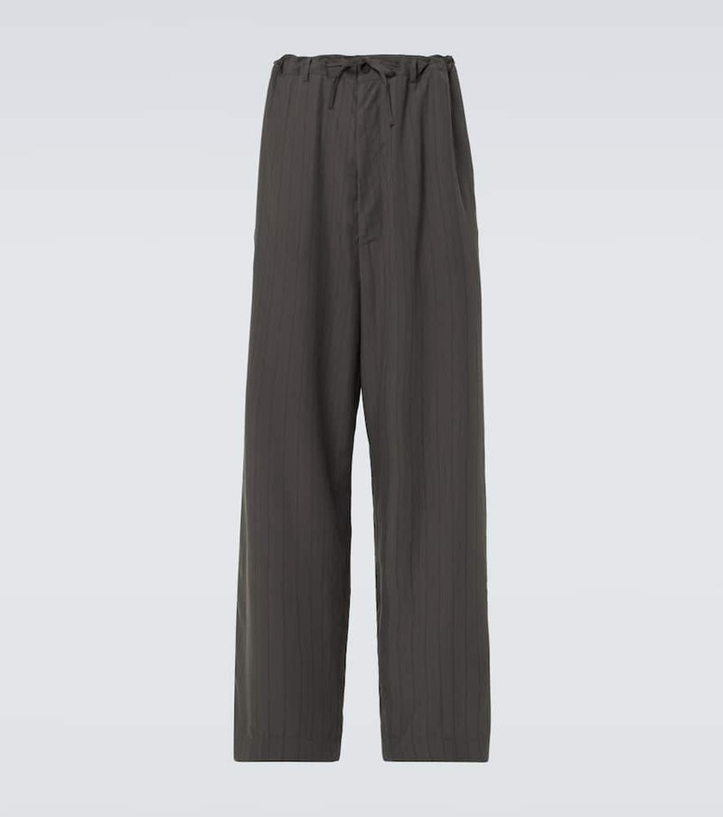 Balenciaga Pinstripe wide-leg pants