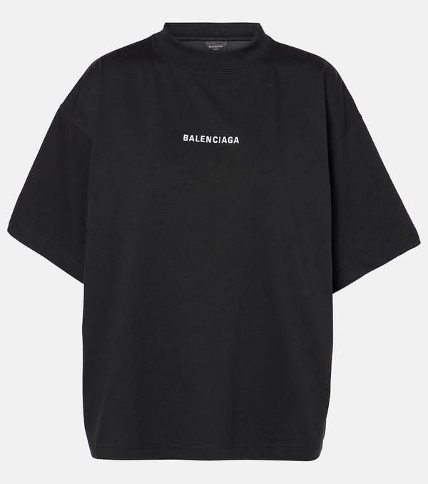 Balenciaga Printed cotton jersey T-shirt