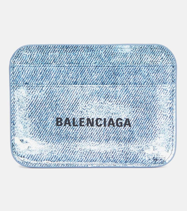 Balenciaga Printed leather card holder | LYBSTORE