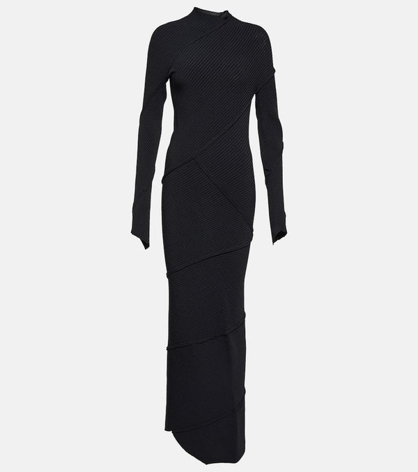 Balenciaga Ribbed-knit maxi dress