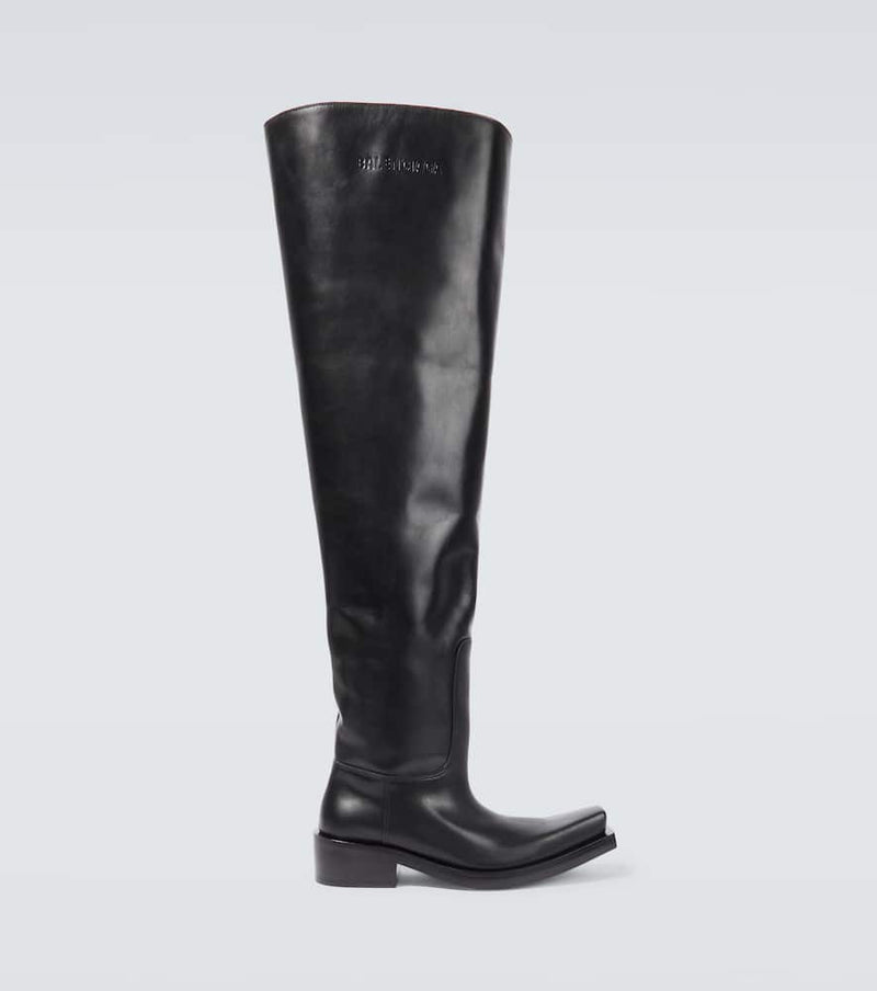 Balenciaga Santiago over-the-knee leather boots