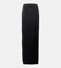 Balenciaga Satin maxi skirt | LYBSTORE