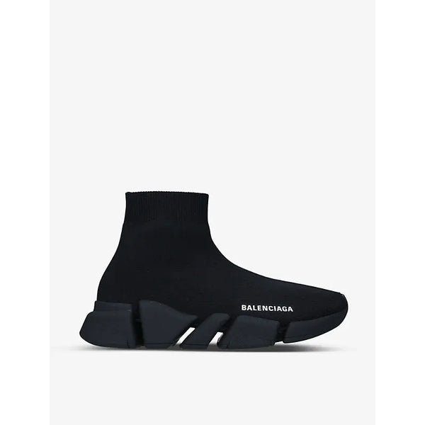 Balenciaga Women's Speed 2.0 stretch-knit mid-top trainers