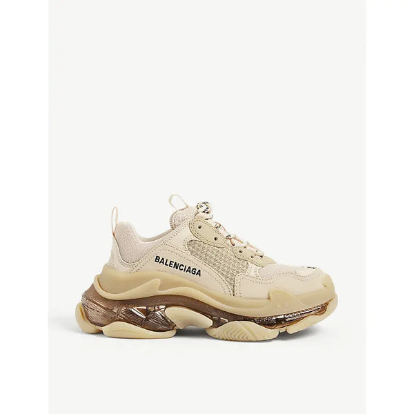 Balenciaga Women's Triple S leather and mesh trainers