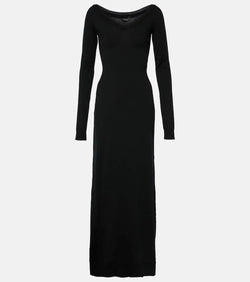 Balenciaga Wool-blend maxi dress