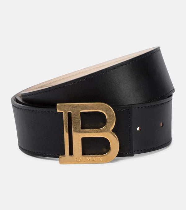 Balmain B-Belt leather belt | LYBSTORE