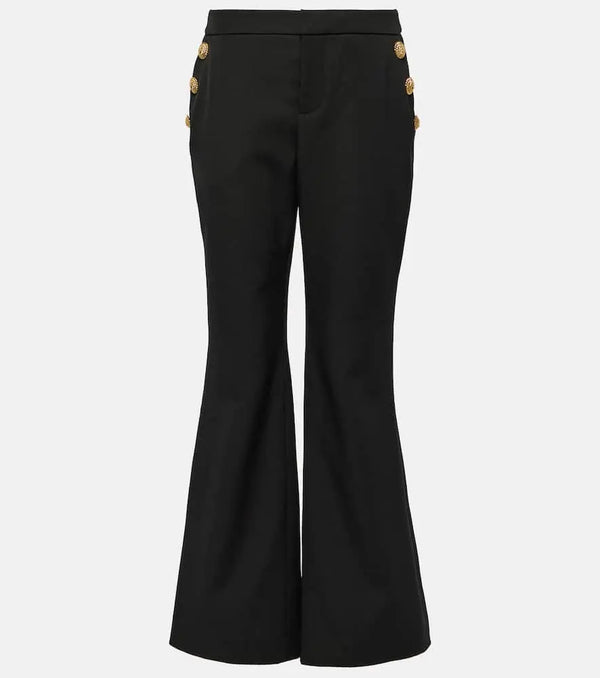 Balmain Virgin wool flared pants | LYBSTORE