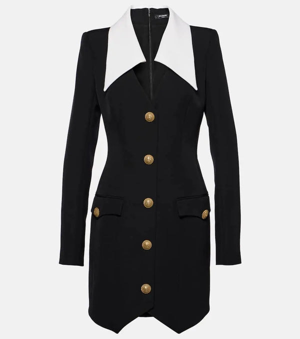 Balmain Virgin wool minidress