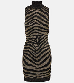 Balmain Zebra-print minidress