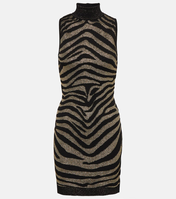 Balmain Zebra-print minidress