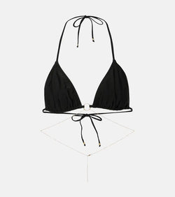 Bananhot Chian chain-detail bikini top | LYBSTORE