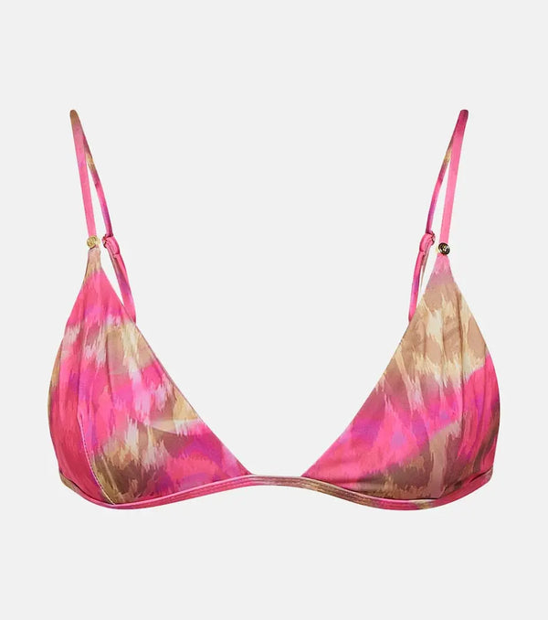 Bananhot Emi printed triangle bikini top | LYBSTORE