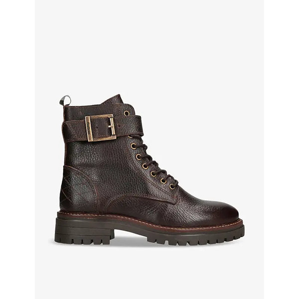 Barbour Heidi lace-up leather ankle boots