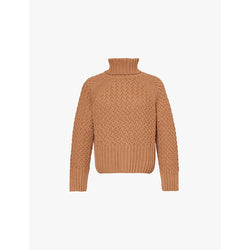 Barbour Malton roll-neck wool and cashmere-blend jumper