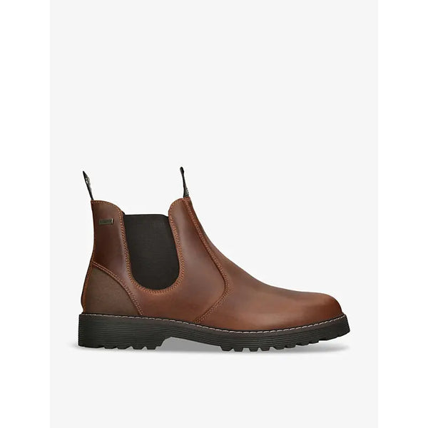 Barbour Patton pull-tab leather Chelsea boots