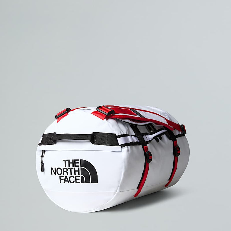 The North Face Base Camp Duffel Small Tnf White Black elevation Red
