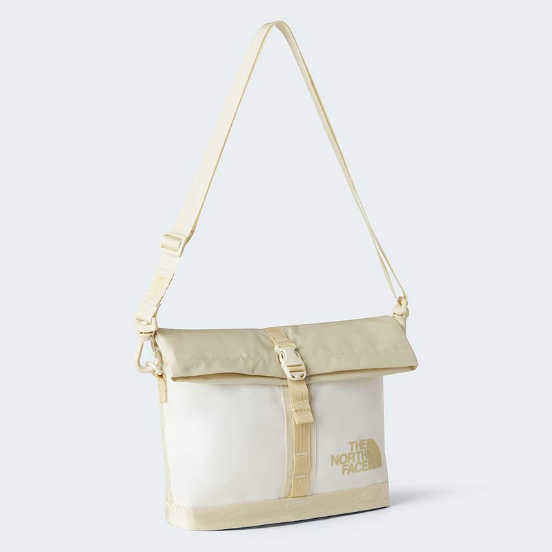 The North Face Base Camp Shoulder Bag White Ash calacatta pale Khaki