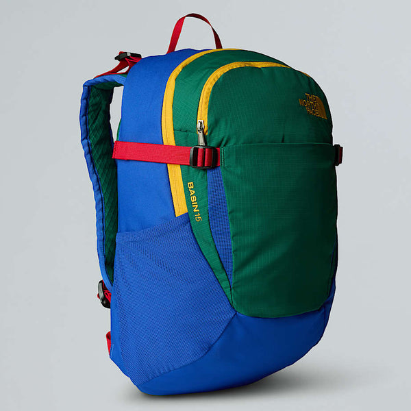 The North Face Basin 15-litre Backpack Tnf Green-tnf Blue male