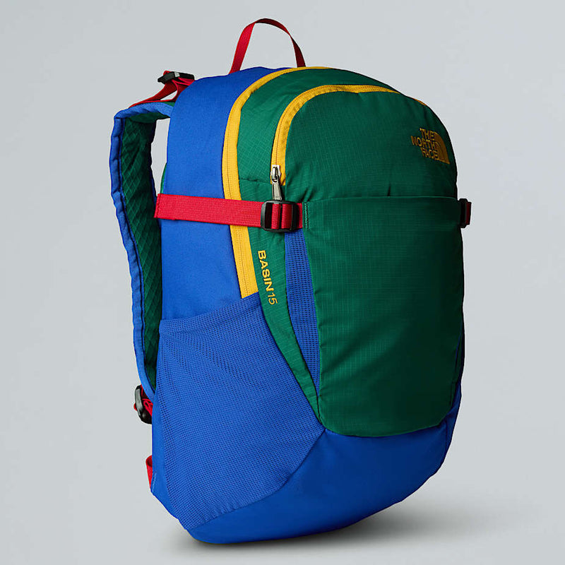 The North Face Basin 15-litre Backpack Tnf Green-tnf Blue male