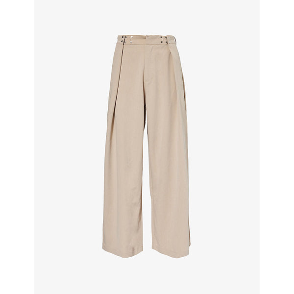 Mens Basketcase Caldwell wide-leg stretch-weave trousers