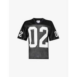 Mens Basketcase Football 02 perforated-jersey T-shirt