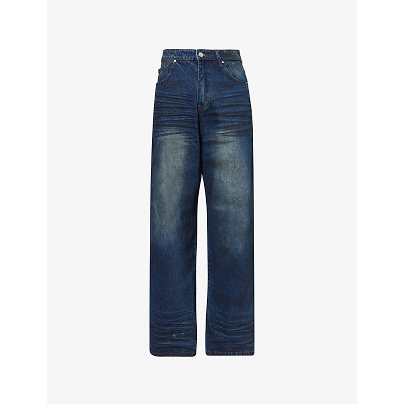 Mens Basketcase Lax wide-leg denim jeans