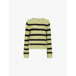 Mens Basketcase Slink stripe-pattern mohair knit jumper