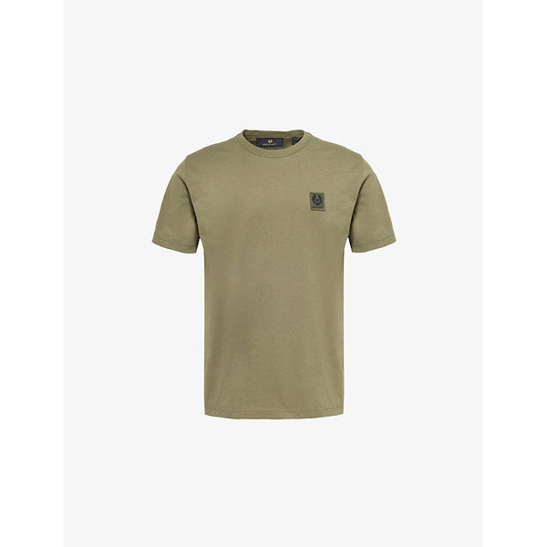 Belstaff Crewneck Brand-Patch T-shirt