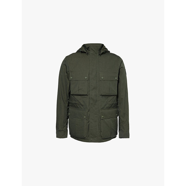 Belstaff Drome hooded regular-fit cotton-blend jacket