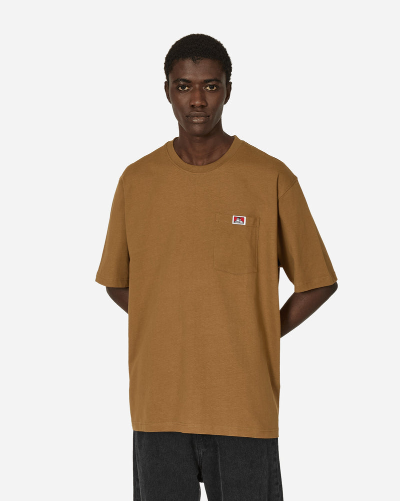 Ben Davis Heavy Duty Classic Label Pocket T-Shirt Coyote Brown