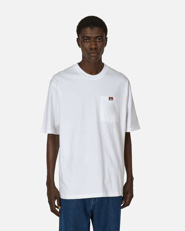 Ben Davis Heavy Duty Classic Label Pocket T-Shirt White