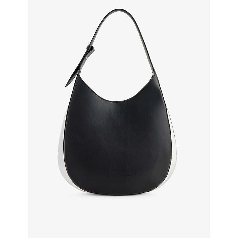 Benedetta Bruzziches Amalia metallic-panel leather hobo bag | LYBSTORE