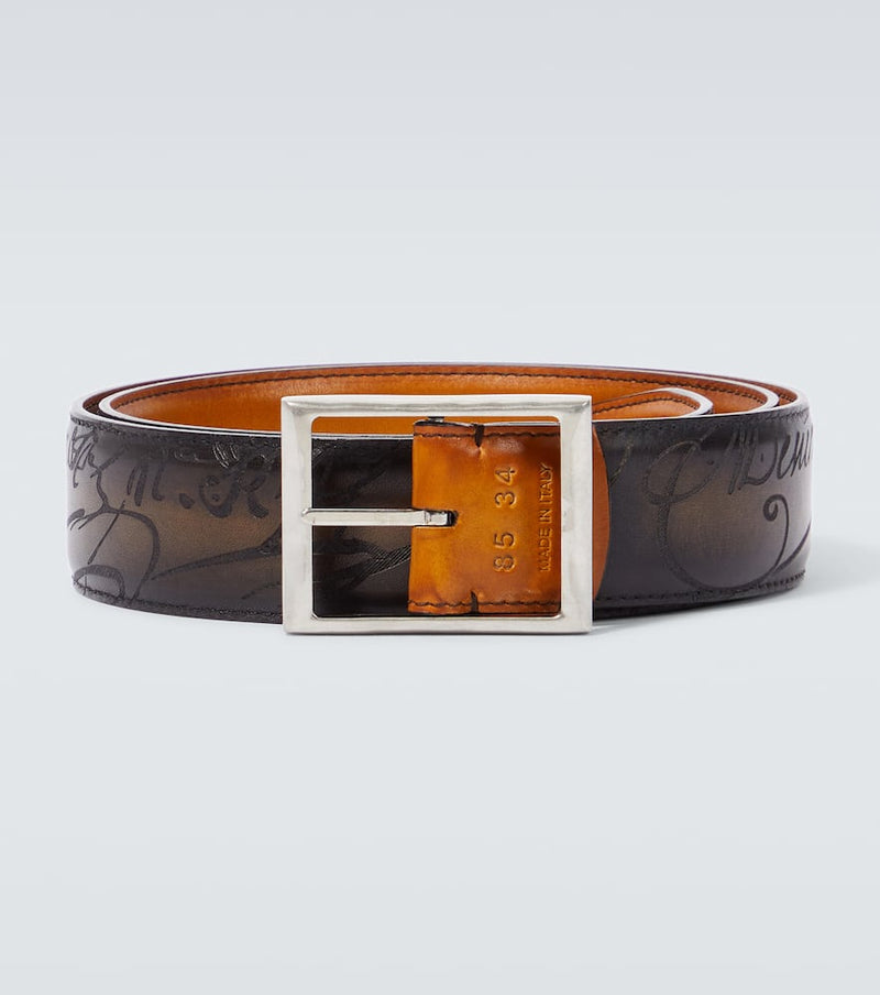 Berluti Leather belt | LYBSTORE