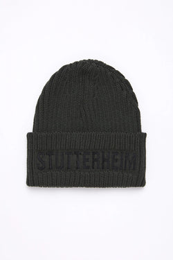 Stutterheim Big L Beanie Green