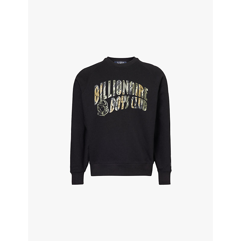 Mens Billionaire Boys Club Camo Arch brand-print cotton-jersey sweatshirt