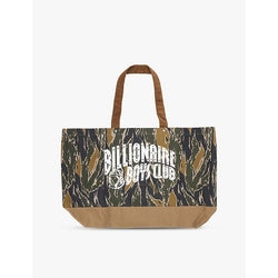 Billionaire Boys Club Camo brand-print cotton tote bag