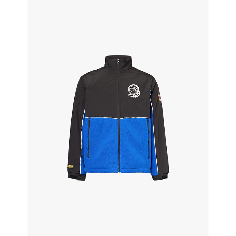 Mens Billionaire Boys Club Panelled logo-print fleece jacket