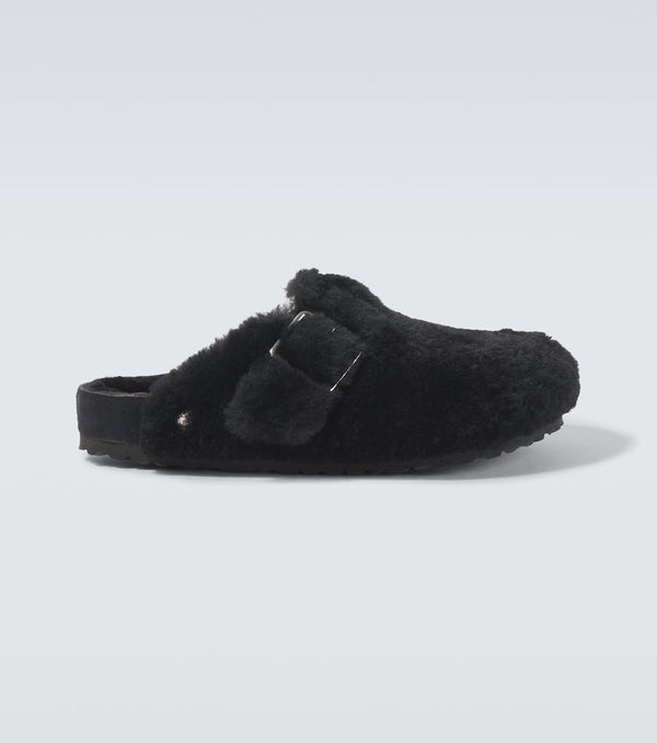 Birkenstock 1774 Boston 1774 shearling-lined suede mules